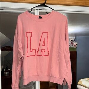Pink LA Graphic Women's Top